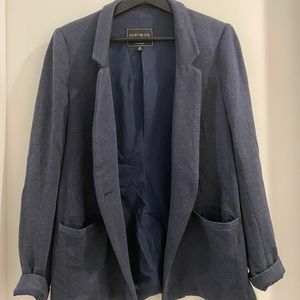 😁navy blue blazer with pockets
